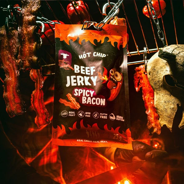 Jerky Hot-Chip - Chilli a Slanina 25 g - Potraviny - Obrázok 4FUG000K01