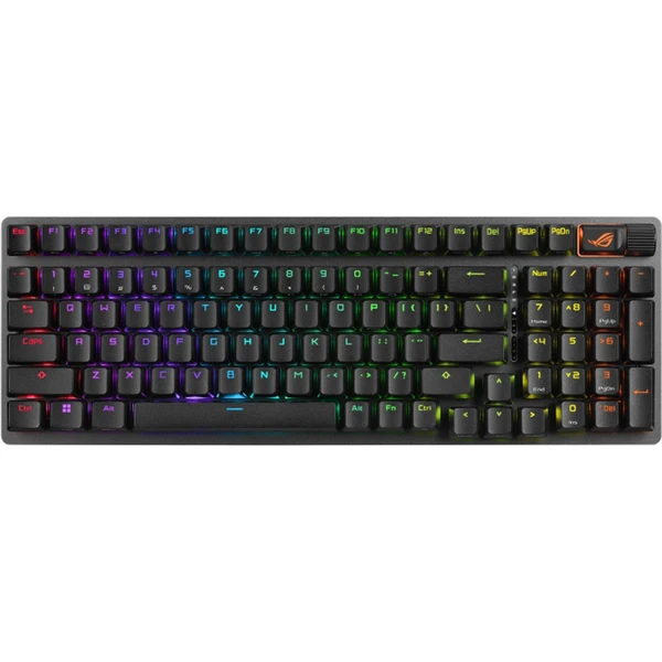 ASUS ROG Strix Scope II 96 bezdrôtová herná klávesnica (US) (RX SNOW) čierna - Klávesnice - Obrázok 4G77000701