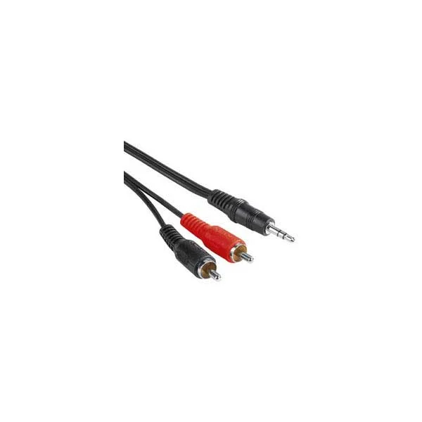 PremiumCord 3,5mm/2xCinch kábel 1,5m čierny - Káble a redukcie - Hlavný obrázok