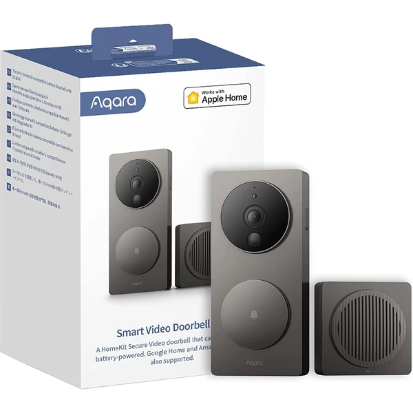 Aqara Smart Video Doorbell G4 čierna - IP kamery - Hlavný obrázok
