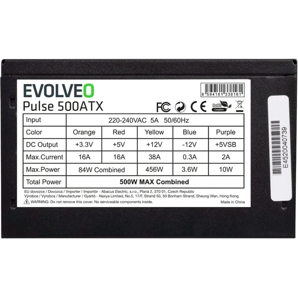 EVOLVEO 500W bulk - Zdroje - Obrázok 4HNF000K01
