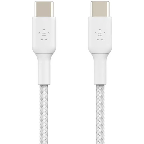 Belkin BOOST Charge spletený napájací kábel USB-C/USB-C 60W 0,15m biely - Káble a redukcie - Obrázok 4HQF000N01