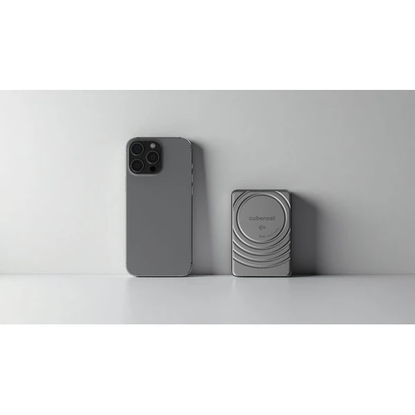 CubeNest SQ1B3D SlimDual Qi2/MagSafe powerbanka (5000 mAh) čierna - Powerbanky - Obrázok 4I9R000K01