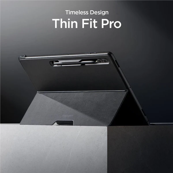 Spigen Thin Fit Pro kryt Samsung Galaxy Tab S10 Ultra/S9 Ultra/S8 Ultra čierny - Puzdra - Obrázok 4IN5000701