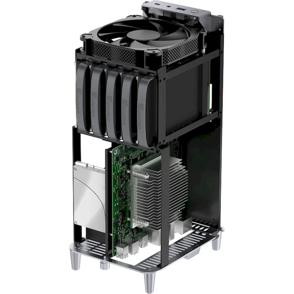Jonsbo N1 Mini-ITX sivá - Počítačové skrine - Obrázok 4JUD000K01