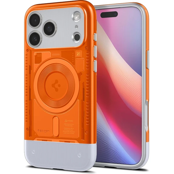 Spigen Classic C1 MagSafe kryt iPhone 17 Pro tangerine - Puzdra - Hlavný obrázok
