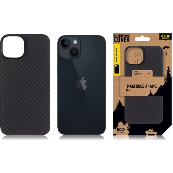 Tactical MagForce Aramid Kryt pre Apple iPhone 14 čierny - Puzdra - Obrázok 4KN7G00101