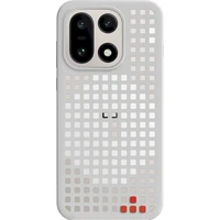 OnePlus 15 5G Hole-Pattern magnetický kryt biely - Puzdra