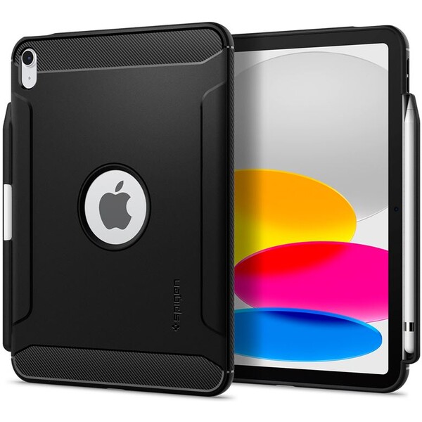 E-shop Spigen Rugged Armor zadný kryt iPad 10.9" (2022)/iPad 11" (2025) čierny