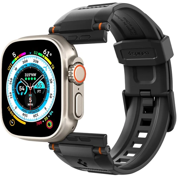 Spigen Rugged Ultra Band remienok Apple Watch 49/46/45/44/42mm matne čierny - Remienky - Obrázok 4LA1000P01
