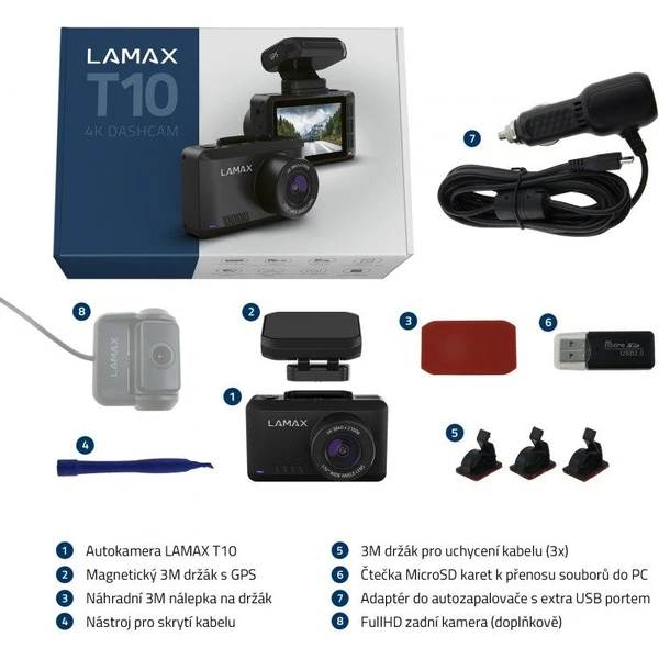 LAMAX T10 4K GPS palubná kamer - Kamery - Obrázok 4LW9200401