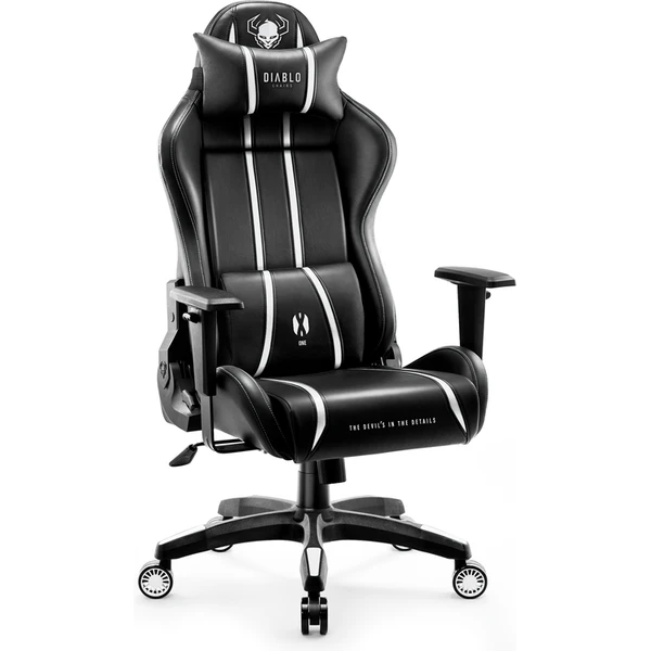Diablo X-One 2.0 King Size herná stolička čierno-biela - Stoličky - Obrázok 4M2G000K01