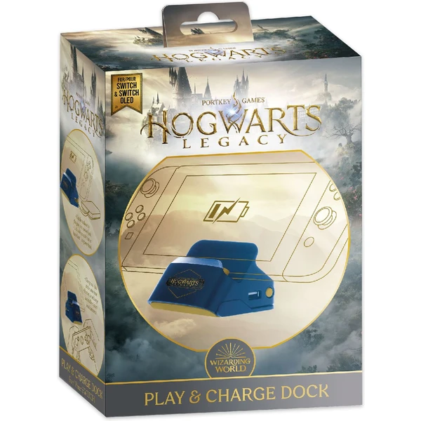 Nabíjacia stanica kombinovaná so stojanom s motívom Hogwarts Legacy (Switch) - Dokovacie stanice - Obrázok 4M8A700301