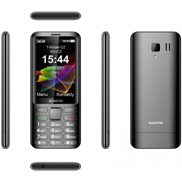 ALIGATOR D950 Dual SIM antracit - Mobilné telefóny - Obrázok 4M8S600301