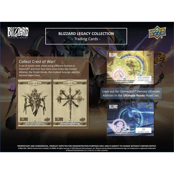 Upper Deck - Blizzard Legacy Collection - Hobby balíček - Blizzard karty - Obrázok 4MA1000N01