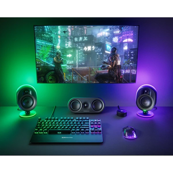 SteelSeries Arena 9 herné reproduktory 5.1 čierne - Reproduktory - Obrázok 4MCG300401