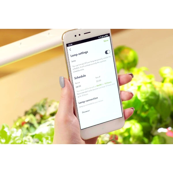Click and Grow Smart Garden 9 PRO šikovný kvetináč biely - Kvetináče - Obrázok 4MF3G00101