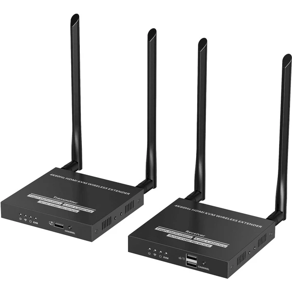 PremiumCord HDMI2.0 KVM Wireless extender 4K @ 60Hz na 50m - Káble a redukcie - Obrázok 4MNF000K01
