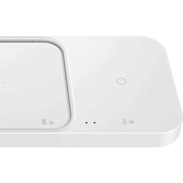Samsung DUO bezdrôtová nabíjacia podložka s adaptérom 15W (EP-P5400TWE) biela - Nabíjačky - Obrázok 4N38100501