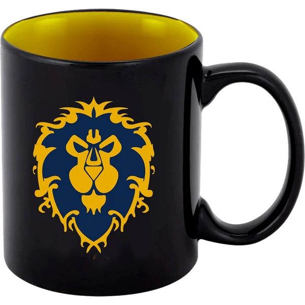 Keramický hrnček World of Warcraft Aliancia - čierny 330 ml (darčekové balenie) - Hrnčeky - Obrázok 4NGG000K01