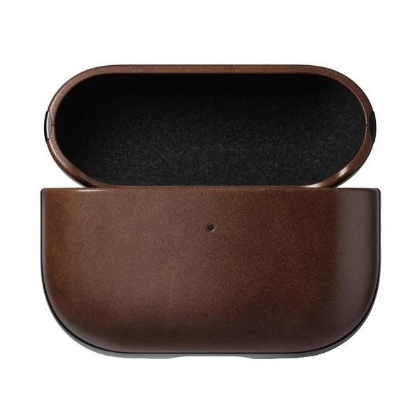 Nomad Modern Leather puzdro AirPods Pro 2. generácie tmavo hnedé - Puzdra - Obrázok 4NH5000N01