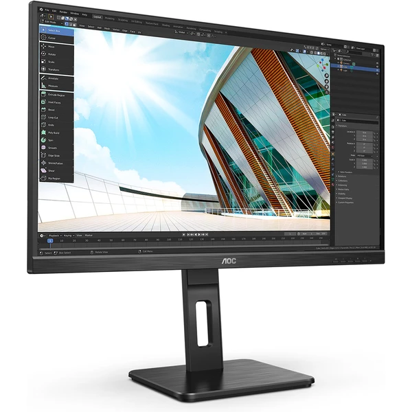 AOC Pro 27P2Q monitor 27" - Monitory - Obrázok 4NKJF00101