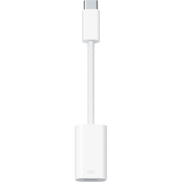 Apple USB-C/Lightning redukcia biela - Káble a redukcie - Hlavný obrázok