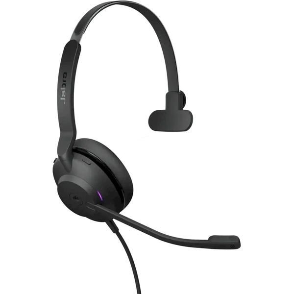 Jabra Evolve2 30 SE USB-C/A MS Mono slúchadlá čierna - Slúchadlá - Obrázok 4O4J000K01