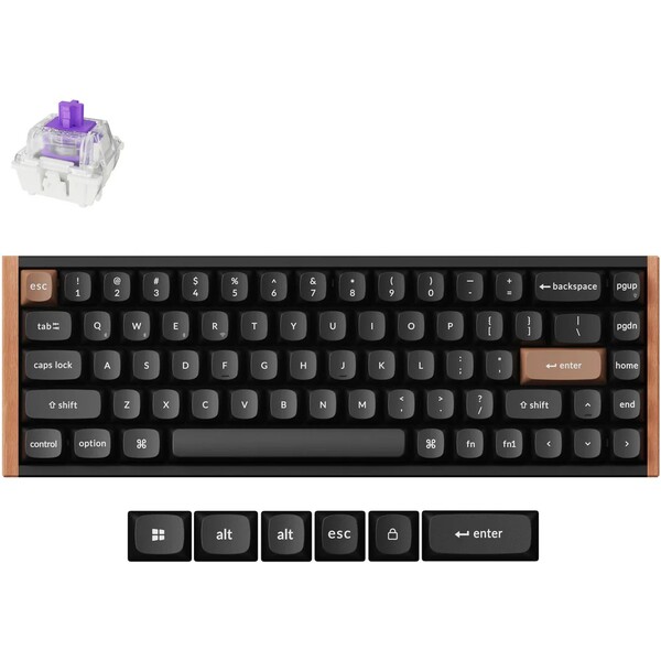 Keychron K6 HE herná klávesnica (US) čierna