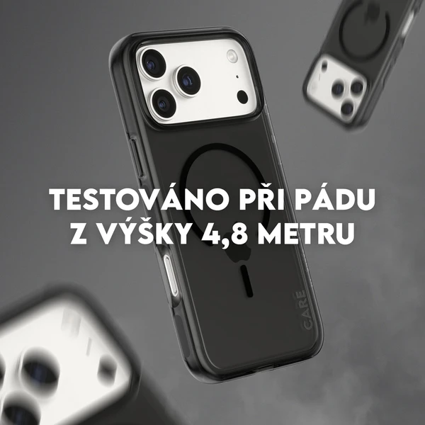 PanzerGlass® CARE Smokey kryt s MagSafe Apple iPhone 17 Pro Max dymový/čierny - Puzdra - Obrázok 4PDH000K01