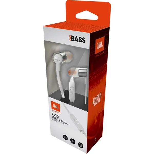 JBL T210 sivá - Slúchadlá - Obrázok 4PE4000301