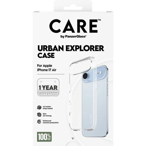 PanzerGlass® CARE Urban kryt Apple iPhone Air číry - Puzdra - Obrázok 4PEH000K01