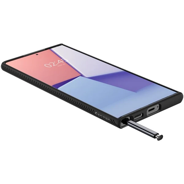 Spigen Liquid Air kryt Samsung Galaxy S22 Ultra čierny - Puzdra - Obrázok 4QGY600301