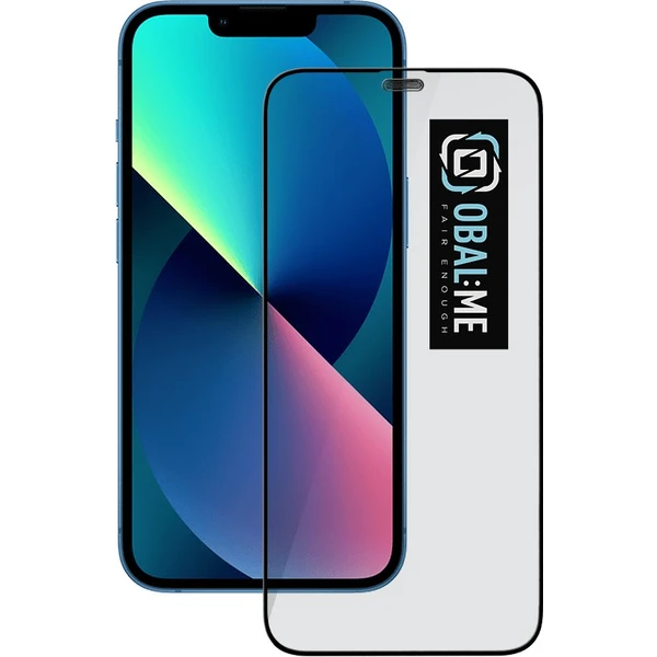 Obal:Me 5D tvrdené sklo Apple iPhone 12 mini čierne - Ochranné fólie a sklo - Hlavný obrázok