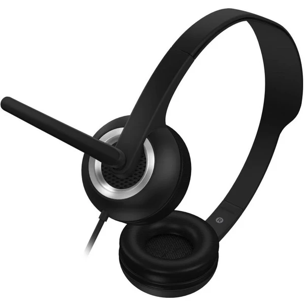CONNECT IT HOME & OFFICE náhlavné slúchadlá s mikrofónom čierny - Slúchadlá - Obrázok 4SNV600301