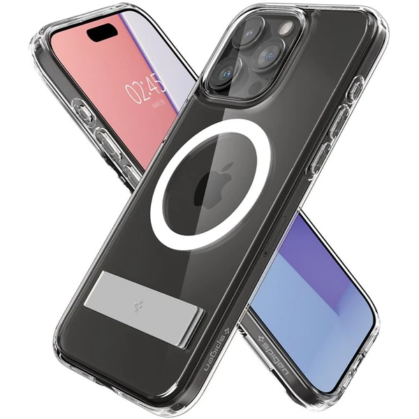 Spigen Ultra Hybrid S MagFit kryt iPhone 15 Pro číry - Puzdra - Obrázok 4SW8000601