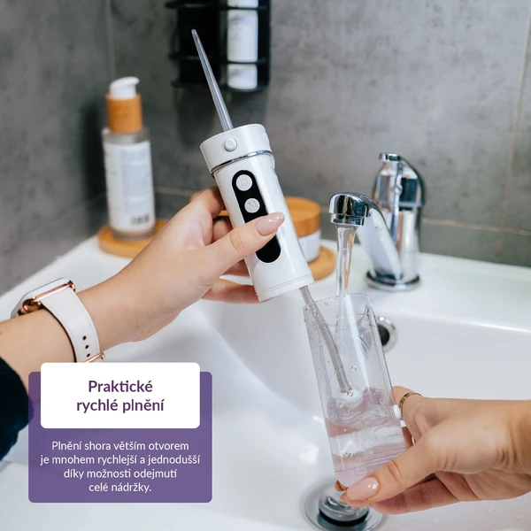 TrueLife AquaFloss Mini M50 ústna sprcha biela - Ústne sprchy - Obrázok 4TUL000K01