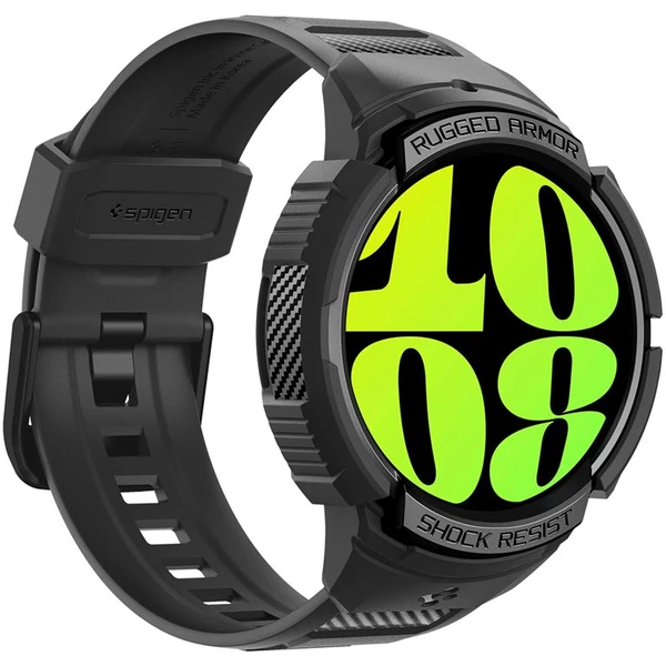 Spigen Rugged Armor Pre púzdro Samsung Galaxy Watch6 44mm čierne - Puzdra - Obrázok 4TV3000N01