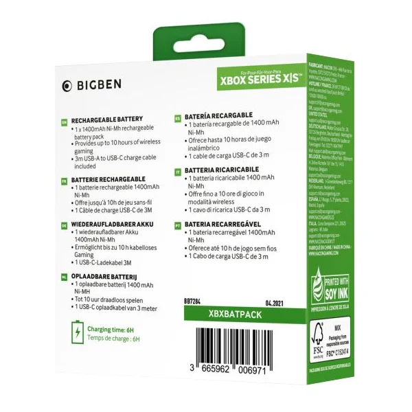 Bigben Battery Pack pre Xbox Series X|S ovládače - Batérie - Obrázok 4TWB300401