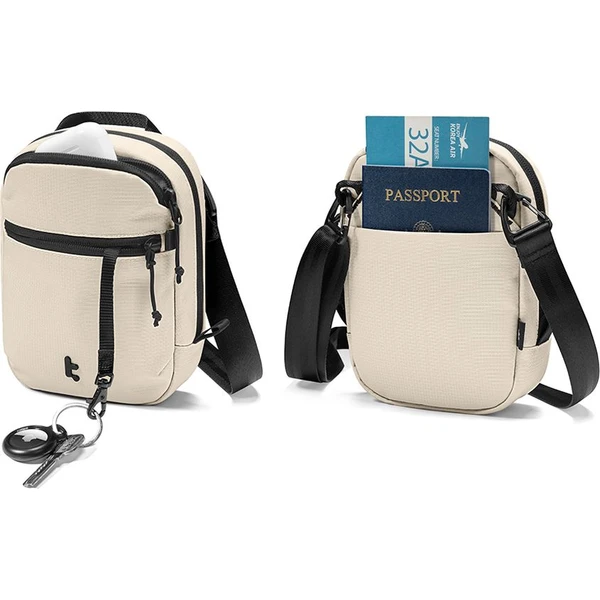 tomtoc Aviator T37 crossbody taška khaki - Popruhy a crossbody - Obrázok 4UCG000K01