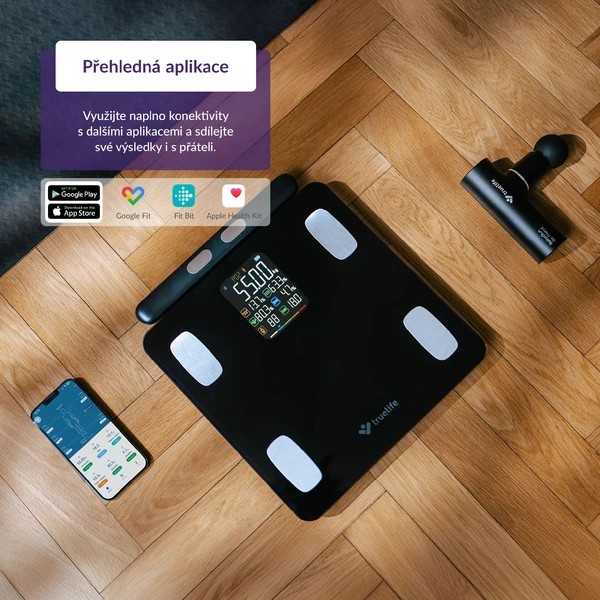 TrueLife FitScale W8 múdra váha čierna - Inteligentné váhy - Obrázok 4VUL000K01