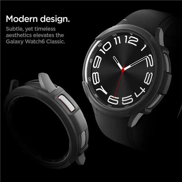 Spigen Liquid Air púzdro Samsung Galaxy Watch6 Classic 43mm matne čierne - Puzdra - Obrázok 4VV3000N01