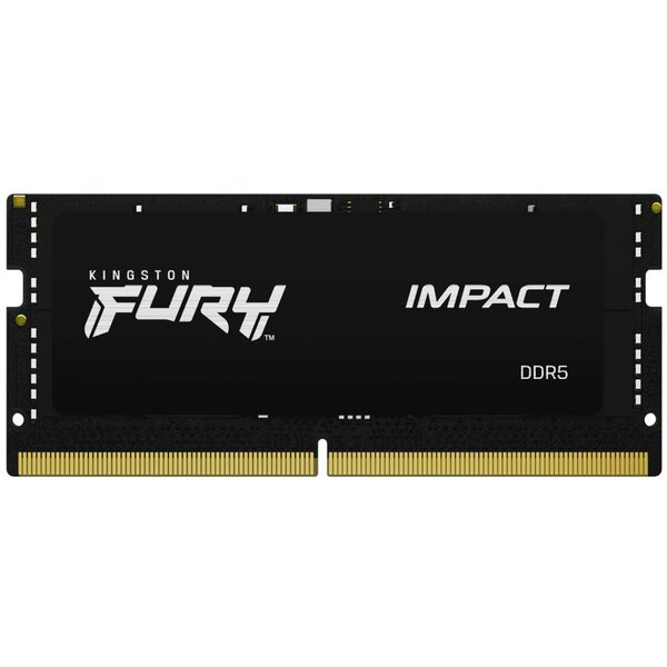 E-shop Kingston Fury Impact 32GB 4800MHz CL38 DDR5 SO-DIMM Black