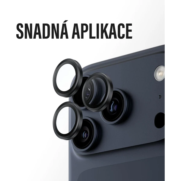 PanzerGlass® Hoops skla Apple iPhone 17 Pro/16 Pro/15 Pro/17 Pro Max/16 Pro Max/15 Pro Max čierne - Ochranné fólie a sklo - Obrázok 4WEH000K01
