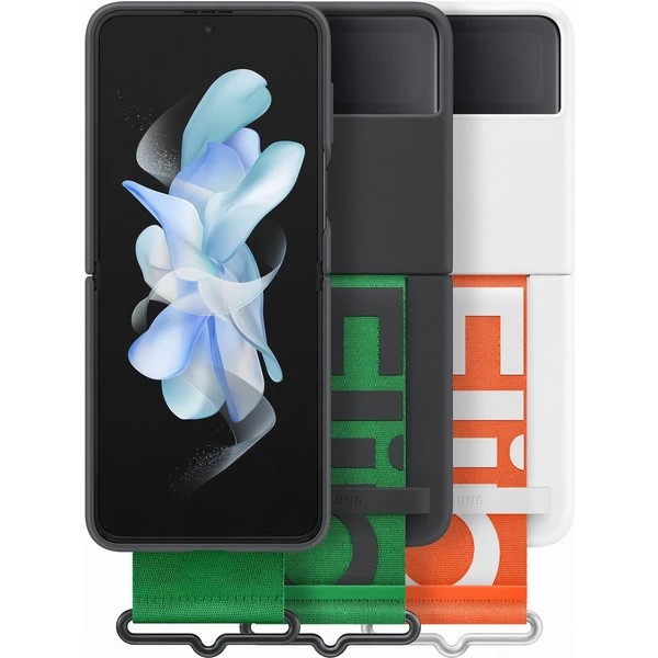 Samsung EF-GF721TB Silicone Cover Strap Flip4,Blac - Puzdra - Obrázok 4XAVF00101