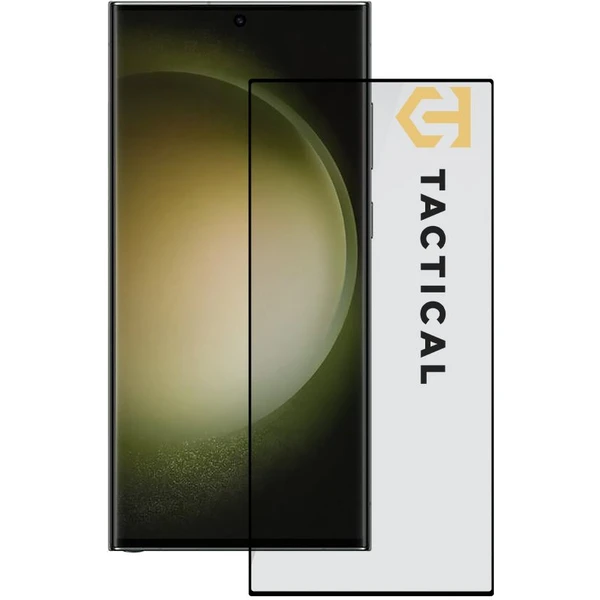 Tactical Glass Shield 5D sklo Samsung Galaxy S23 Ultra čierne - Ochranné fólie a sklo - Hlavný obrázok