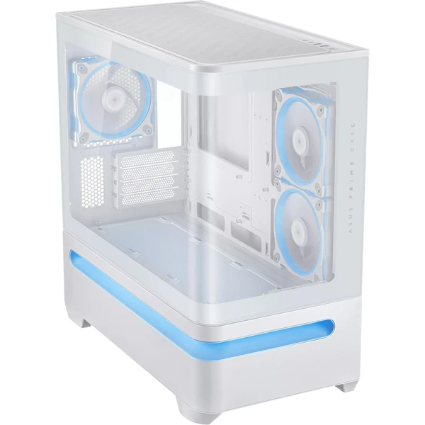 ASUS PRIME AP202 TG ARGB WHITE - Počítačové skrine - Obrázok 4XOF000K01