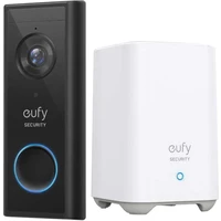 Anker Eufy videozvonec 2K čierny + Home base 2 - Inteligentné zvončeky