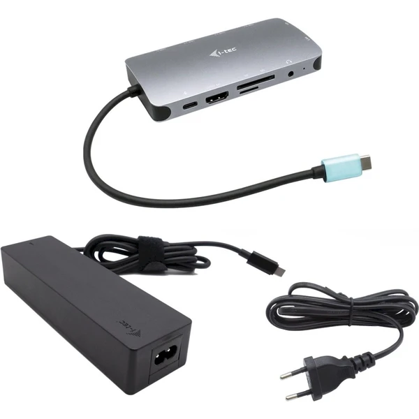 i-tec USB-C Metal Nano Dock HDMI/VGA dokovacia stanica + nabíjačka - Dokovacie stanice - Hlavný obrázok