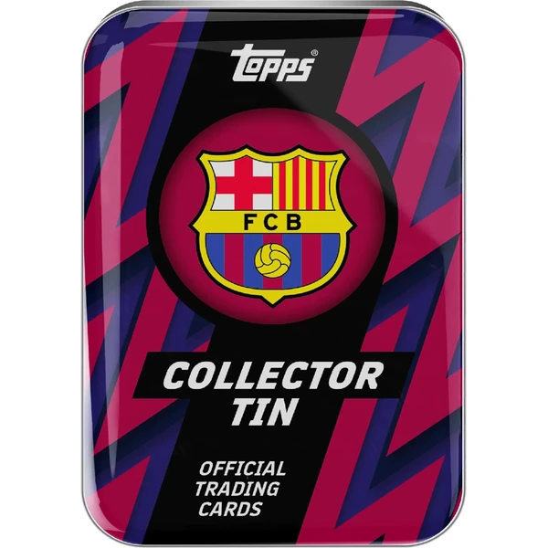 Futbalové karty Topps 2025/26 FC Barcelona Collector Tin - Futbalové karty - Hlavný obrázok
